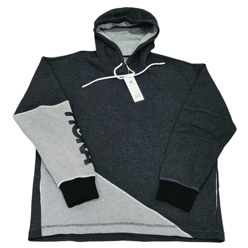 HOKA One One All-Day Hoodie Mens L XL Black Gray Pullover NWT 1123699